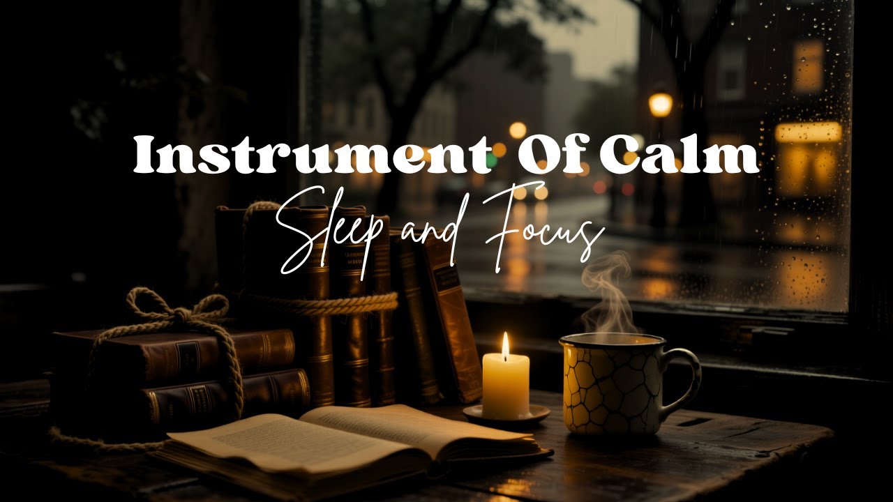 Cozy Jazz & Rain Ambience — Relaxing Smooth Jazz with Fireplace Sounds for Study & Sleep