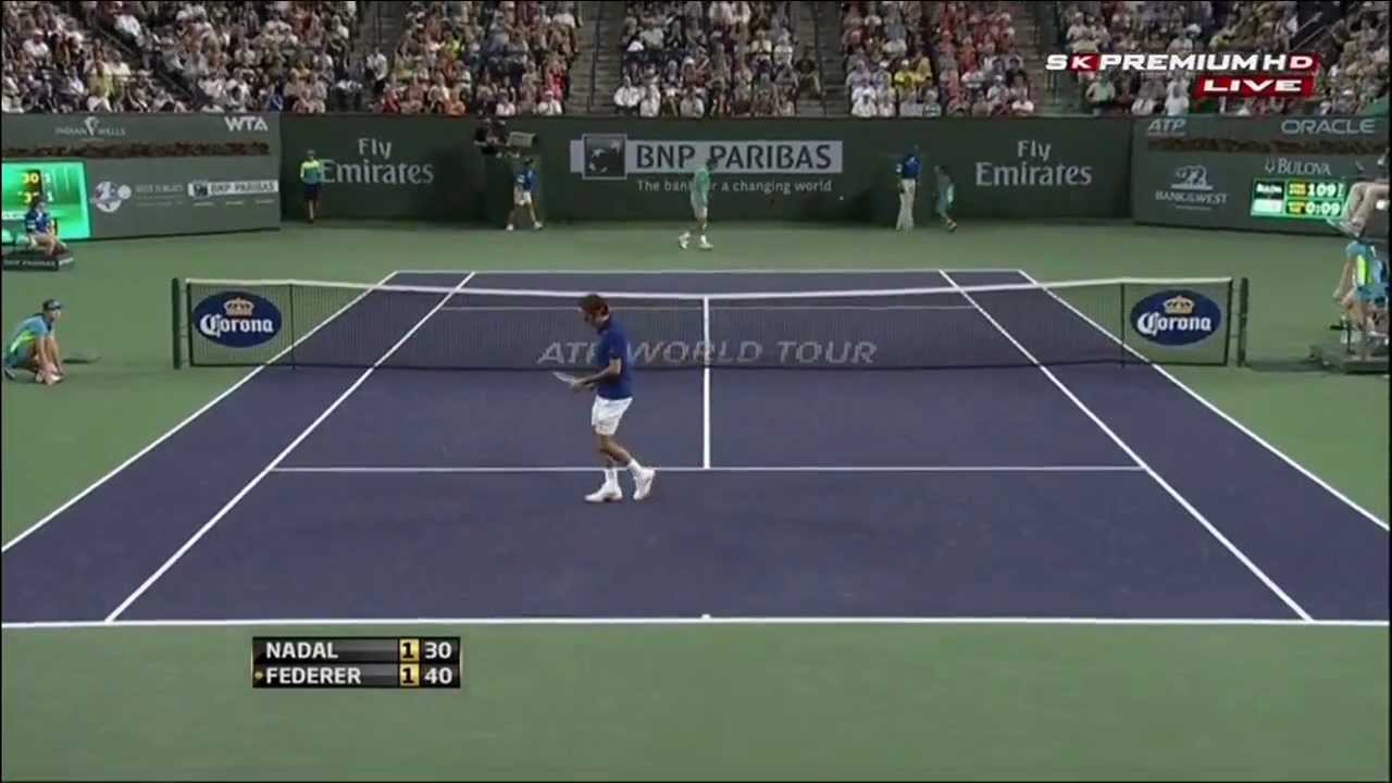 Roger Federer - Best Points @ Indian Wells '13 - (HD)