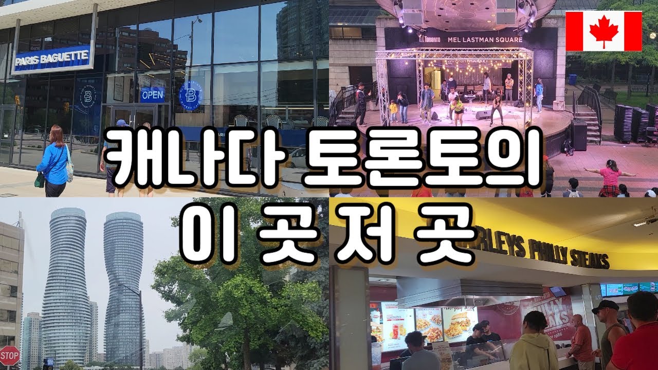 한국 파리 바게트 , 토론토, 미시사가 스퀘어 원 , 마릴리 먼로 빌딩, 한인 노스욕 야시장, korean bakery Paris Baguette , toronto vlog