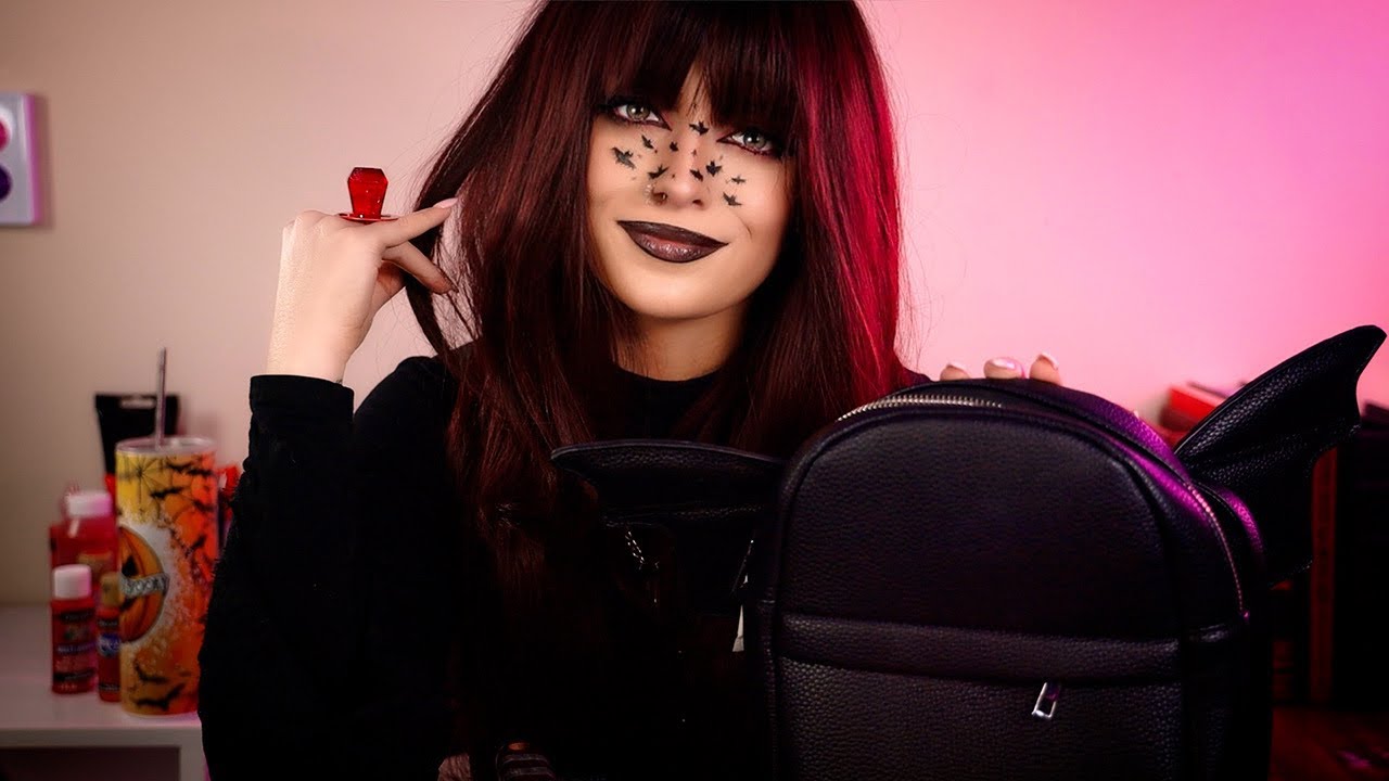 Goth Girl At The Back Of The Class Tells You Her Secrets | ASMR (personal attention, hair brushing)