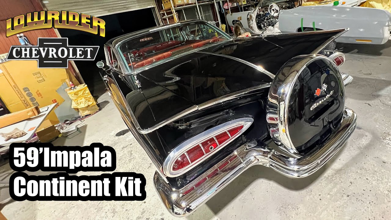 【59インパラ】コンチネンタルキット取付け【ローライダー】1959Chevrolet impala ContinentalKit Lowrider