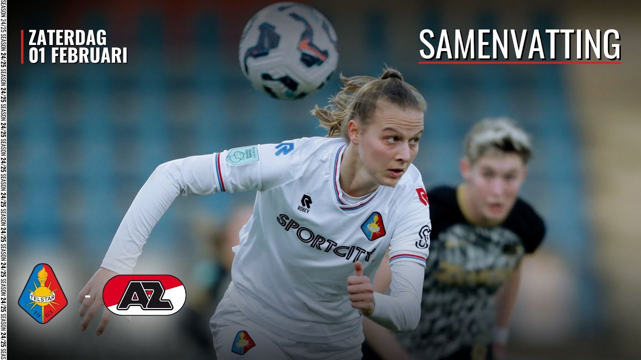 WEDSTRIJD NA 68 MINUTEN GESTAAKT😏 | Highlights Telstar - AZ Alkmaar | Azerion Vrouwen Eredivisie