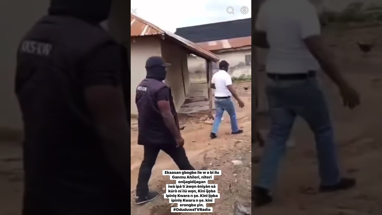Ekaasan gbogbo ile w o bi ilu  Ganmu Ahileri, nitori onijagidijagan &igrave;w&agrave; ip&aacute; t&iacute; &agrave;wọn &egrave;n&igrave;y&agrave;n s&aacute;