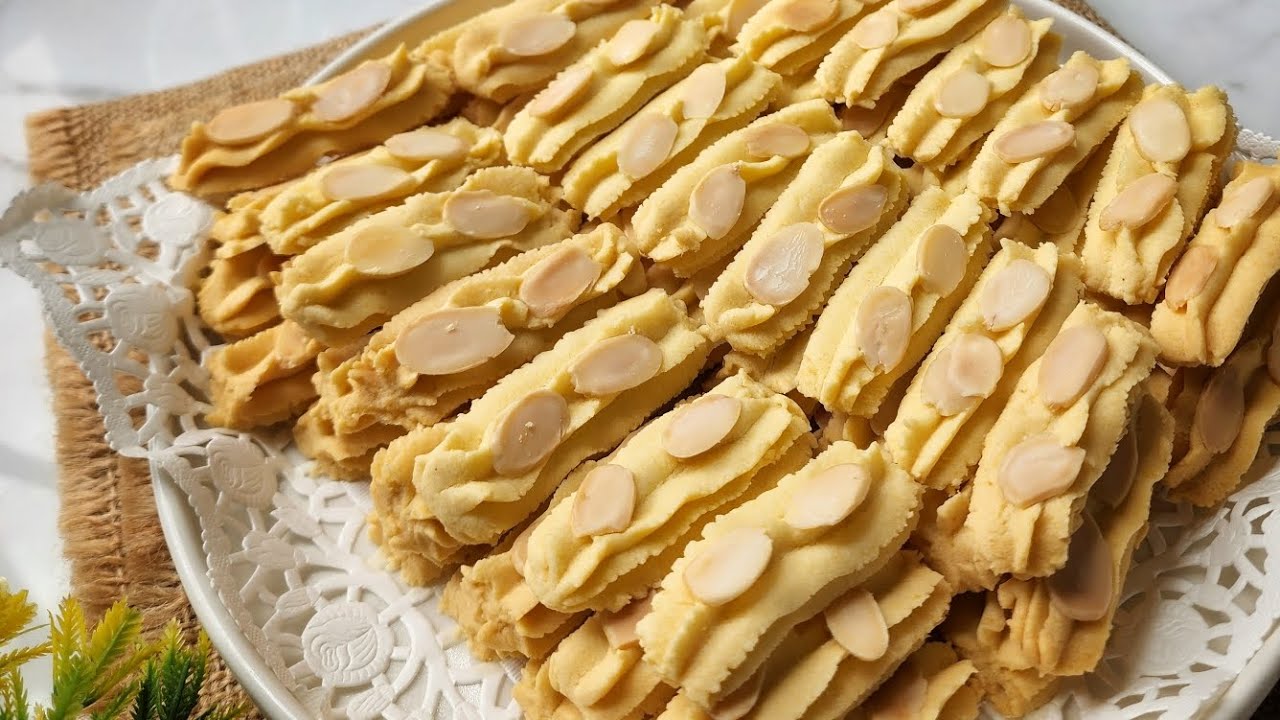 BUAT COOKIES YANG MUDAH DAN PRAKTIS |SEMPRIT ALMOND RENYAH DAN ENAK BANGET