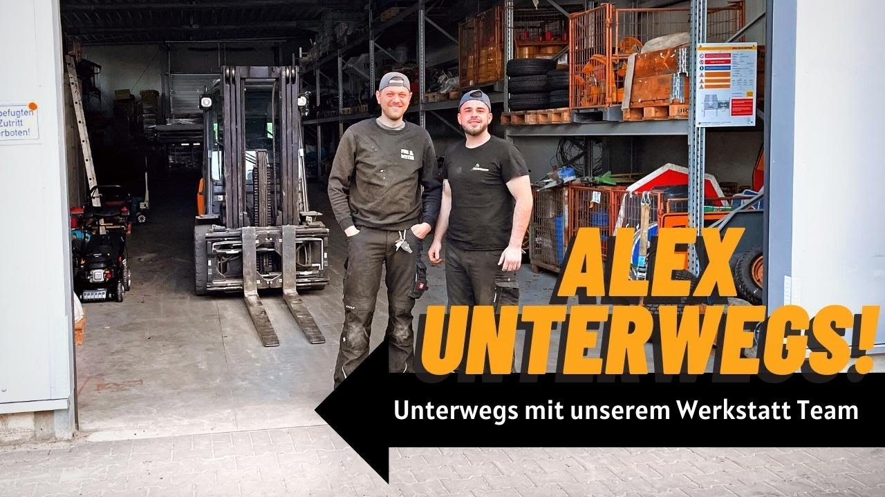 Alex unterwegs!  - Unterwegs mit unserem Werkstatt Team