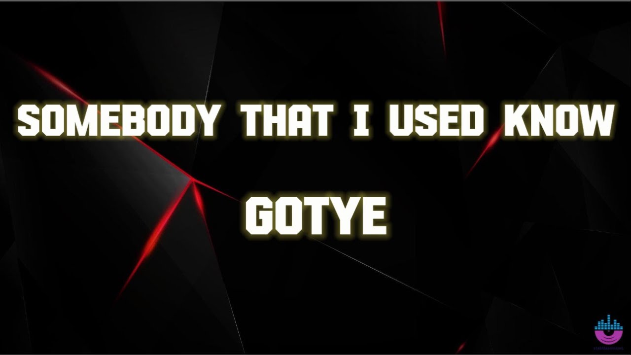 Gotye - Somebody That I Used Know ( Lyrics )