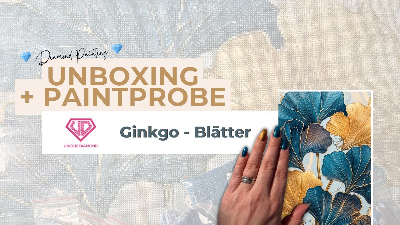 ⚜️🩵Unboxing 💎Diamond Painting💎 Unique Diamonds