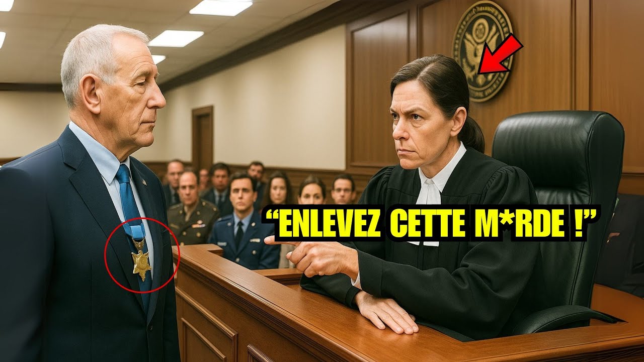 La juge force un vétéran à retirer sa médaille d'honneur — ce qui suit change sa vie à jamais