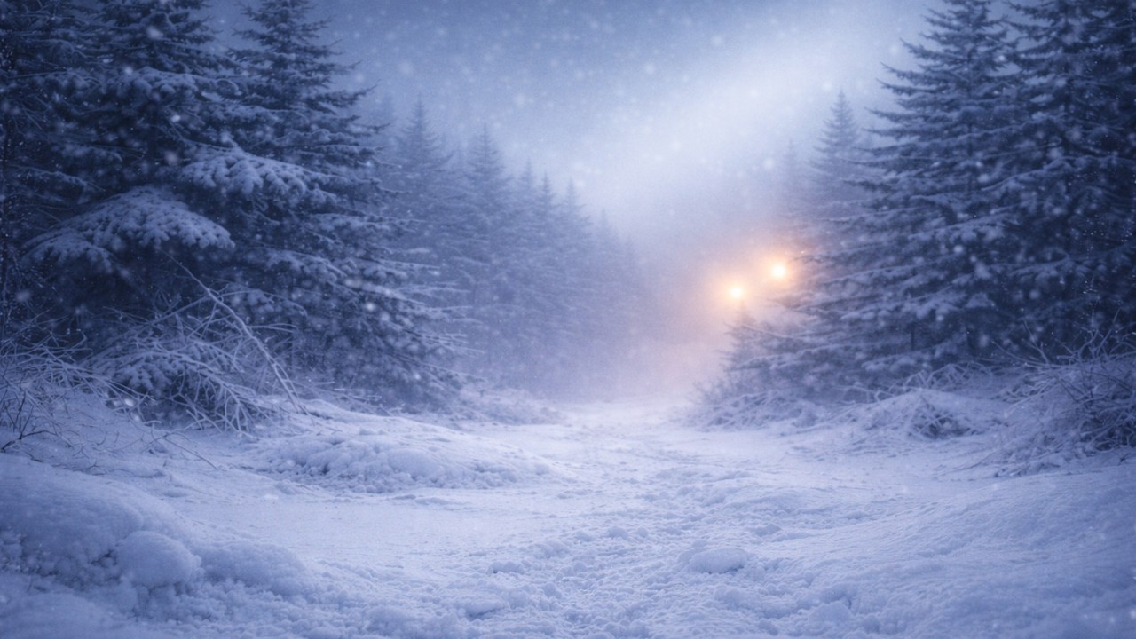 Snow Fog at 2AM | Can't Sleep | Pre-Sleep Ambient
