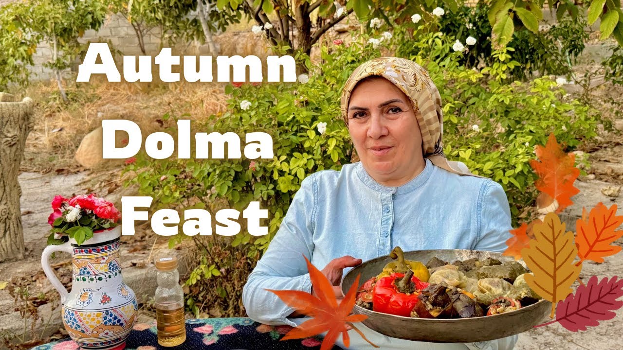 Cozy Autumn Dolma | Stuffed Veggies Made With Fresh Garden Harves