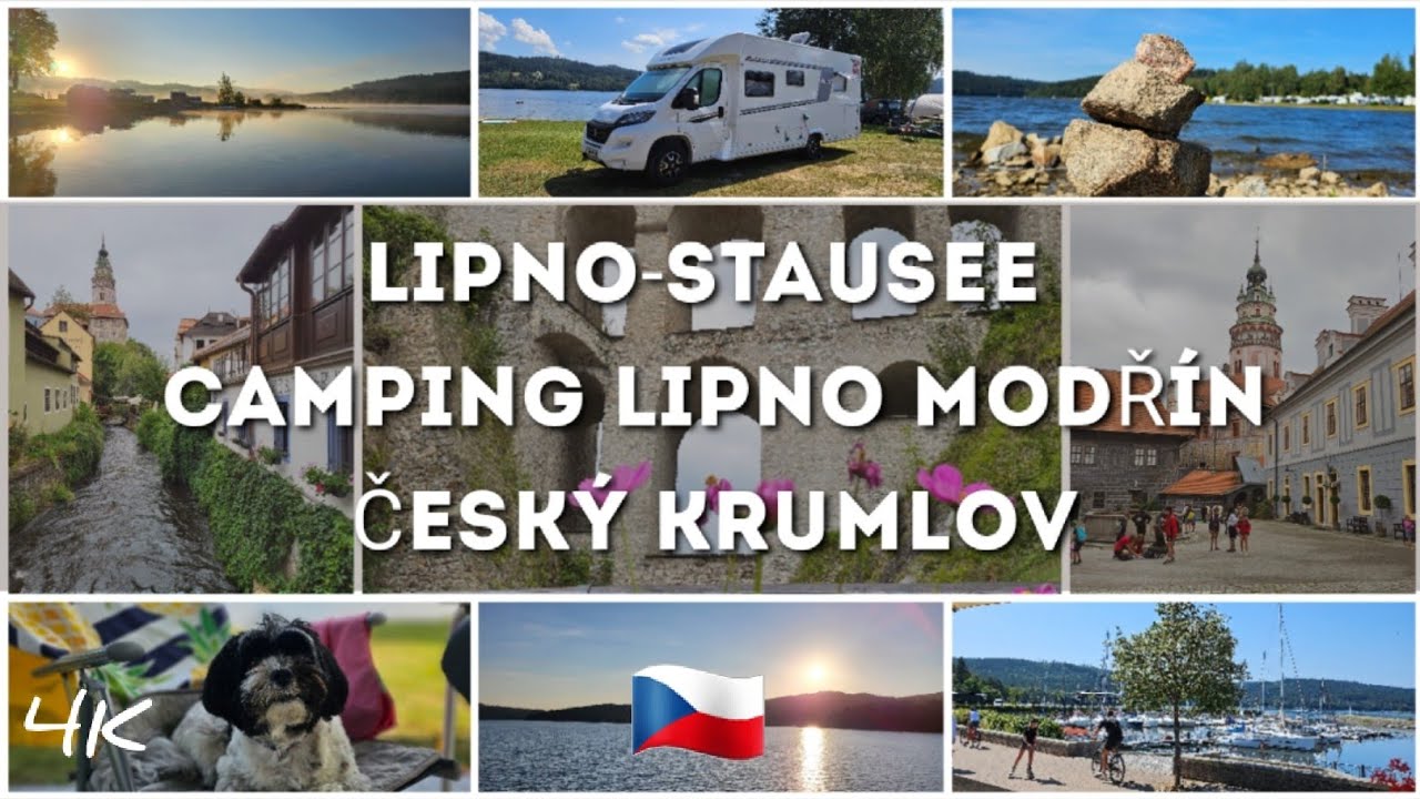 08/24 Camping Lipno Modrin, Lipno nad Vltavou, Krumau - Tschechien mit Wohnmobil
