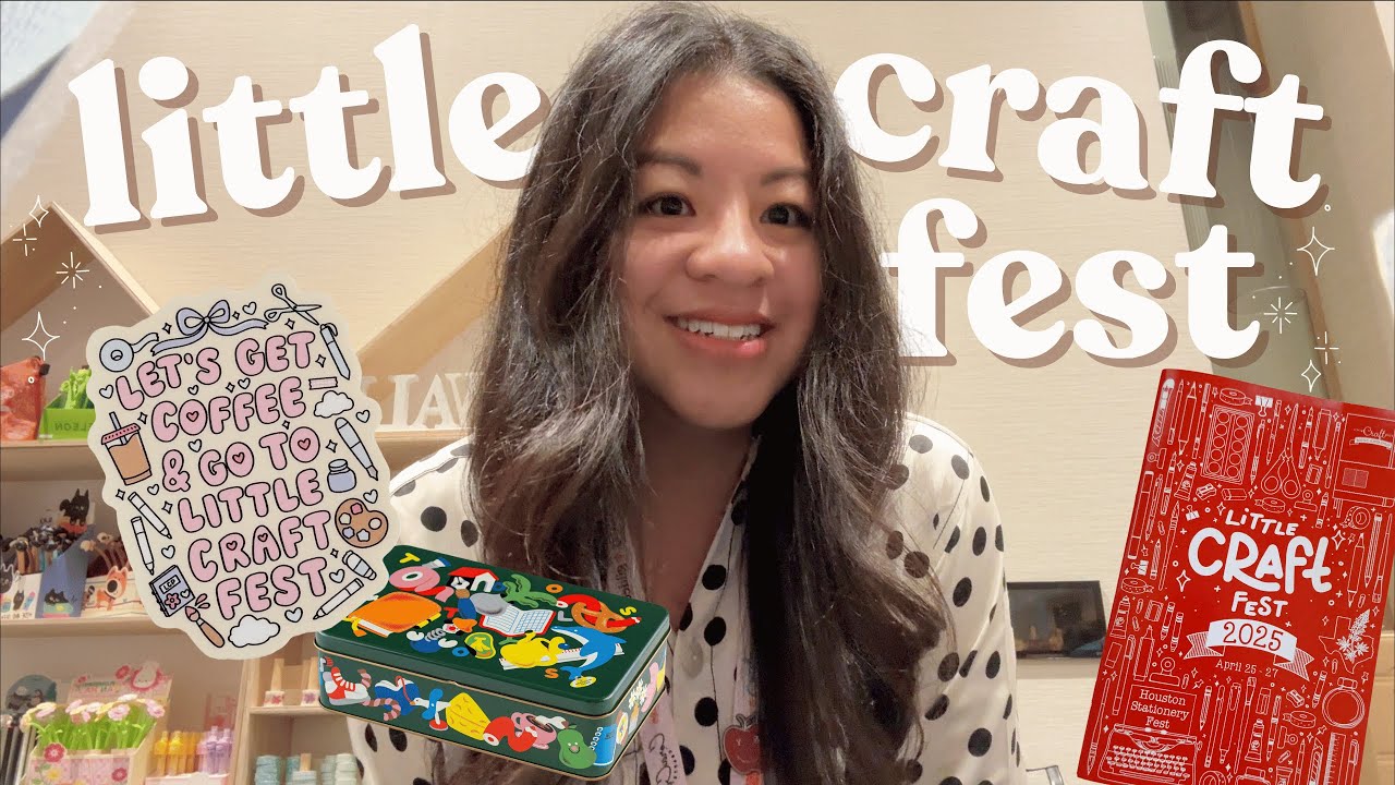 Little Craft Fest Vlog & Haul | Hobonichi work travel to Houston, TX, LCN, Traveler's Notebook
