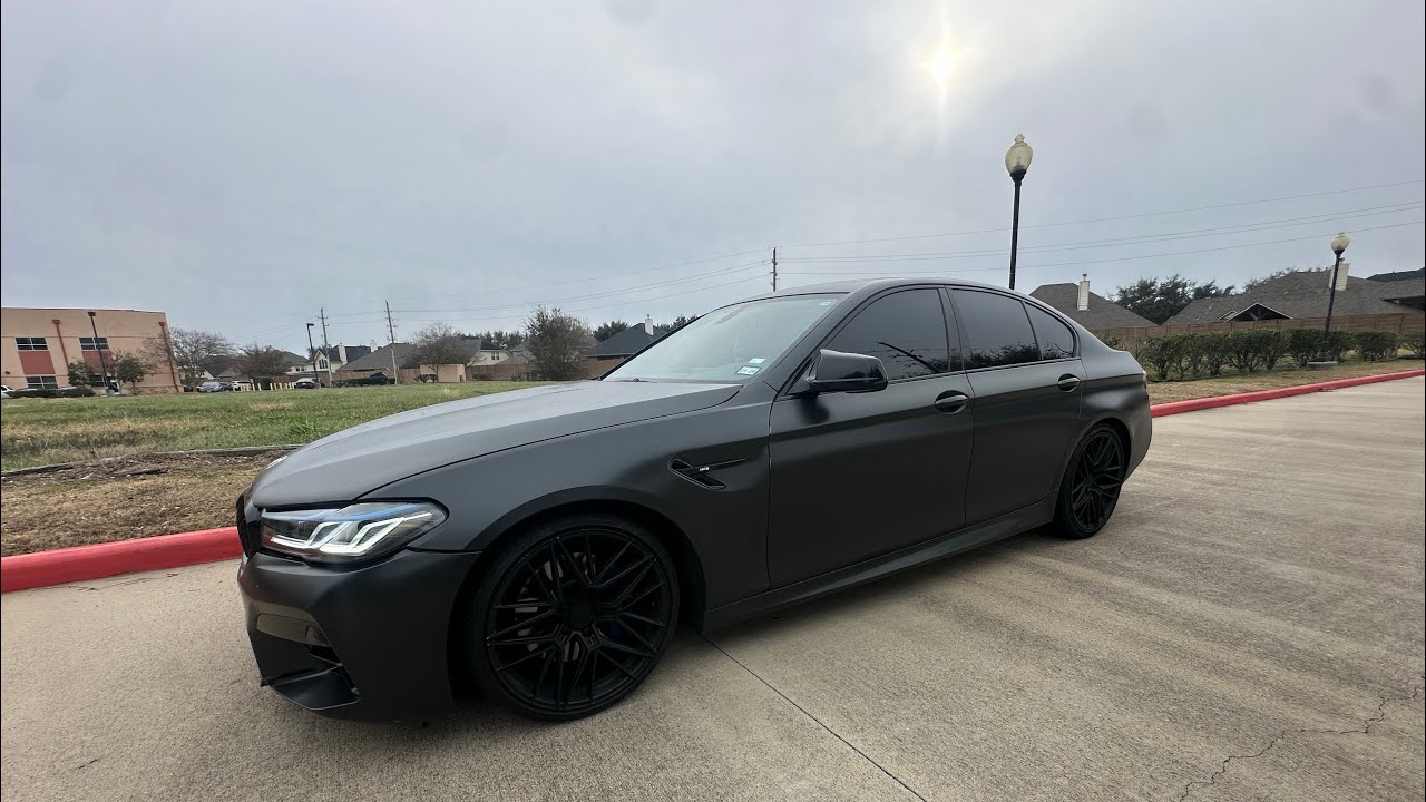 POV TUNED BMW F10 535I CUTTING UP IN TRAFFIC!! ( LOUD POPS)