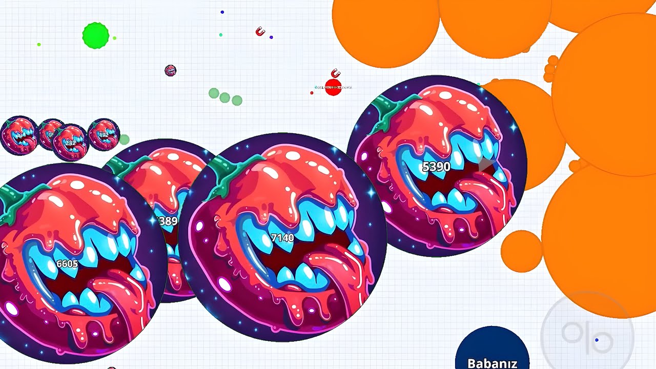 THE BEST SOLO VS ALL 🍓 (AGAR.IO MOBILE)