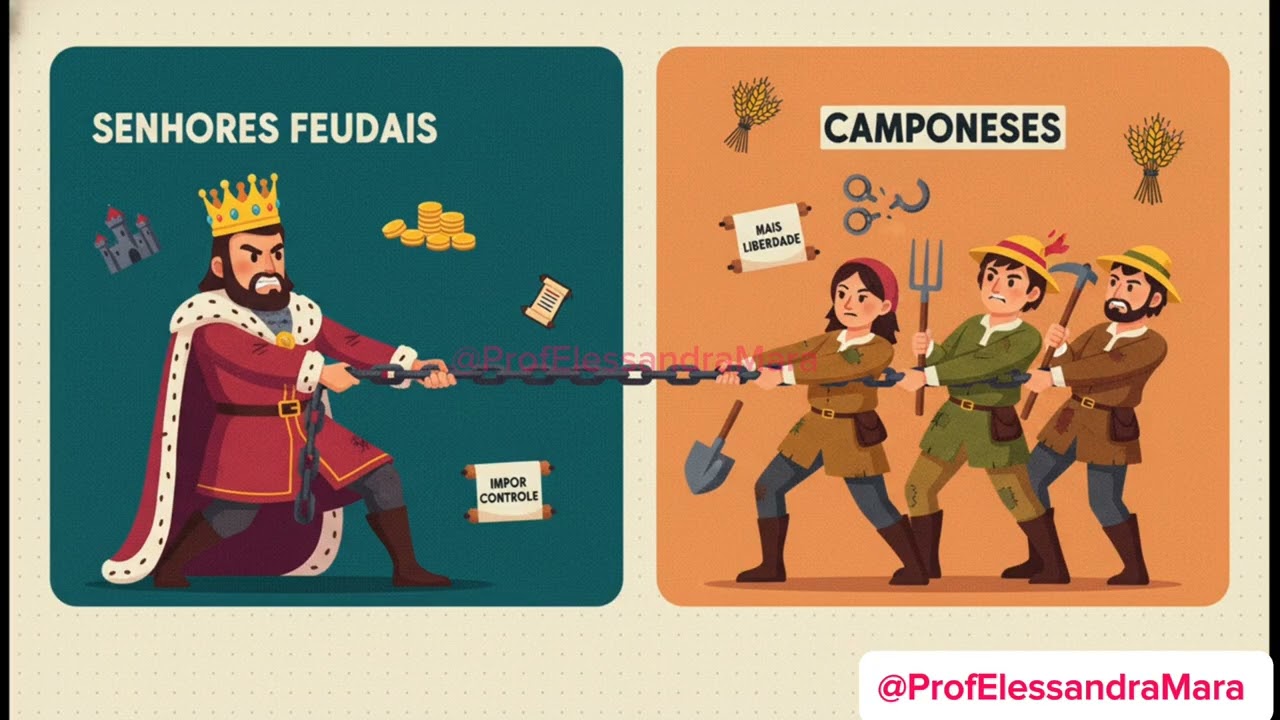 🛑 FEUDALISMO, A QUEDA l ProfElessandraMara l Elessandra Mara 
