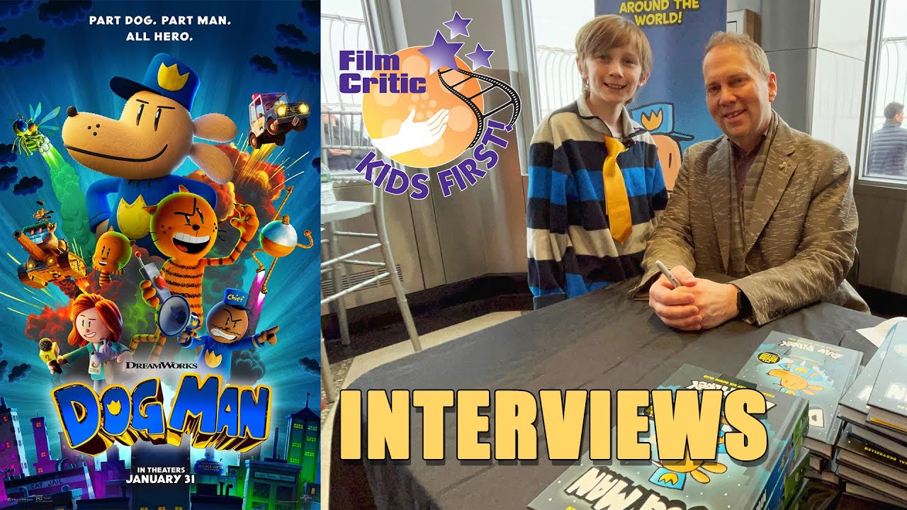Chase L. Interviews Pete Davidson and Dav Pilkey who reveal the secrets behind the film, Dog Man
