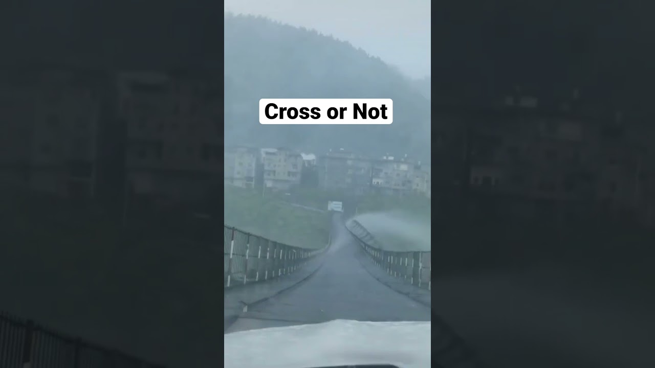Bridge in storm🌪 #flooding #flashflood #flood2021 #windstorm #rv  #adventuretime #roadtripcheck