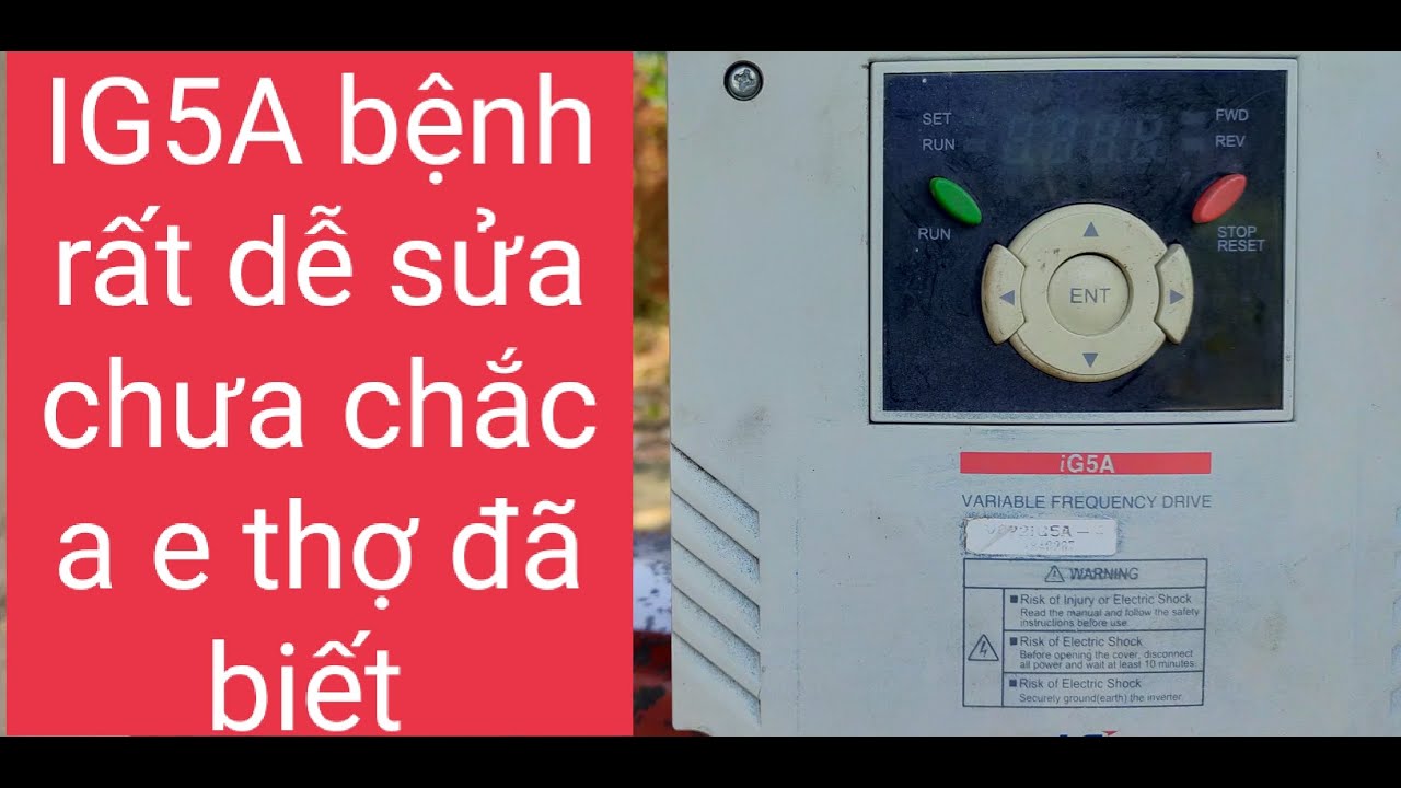 cách sửa biến tần cục dễ không phải bác thợ nào cũng biết ban này