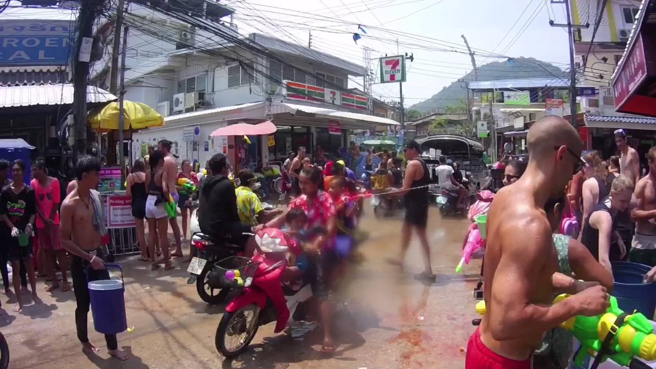 SongKran Day 2016, Koh Tao, Thailand