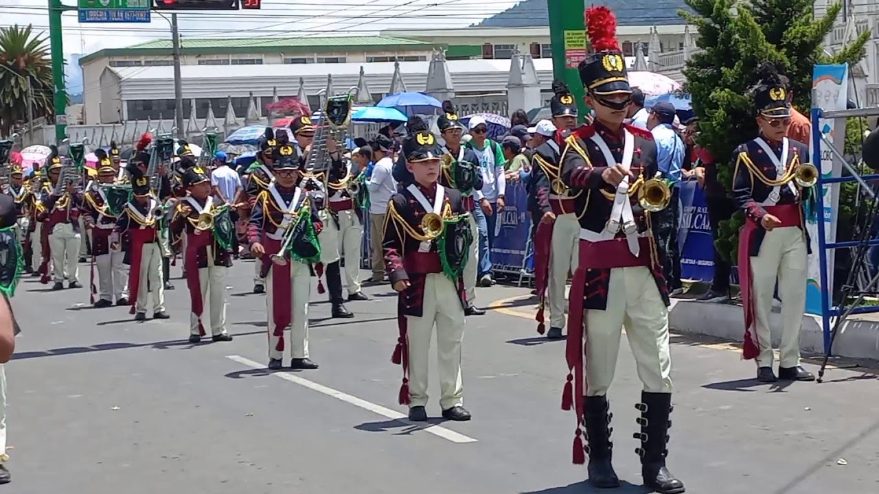 2️⃣🔸️Desfile 15 de septiembre Quetzaltenango, Guatemala. Fiesta de Independencia 2024.