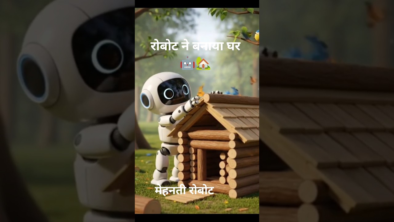 Robot Builds a House in the Jungle 🤖🏡 | Kids Story in Hindi।