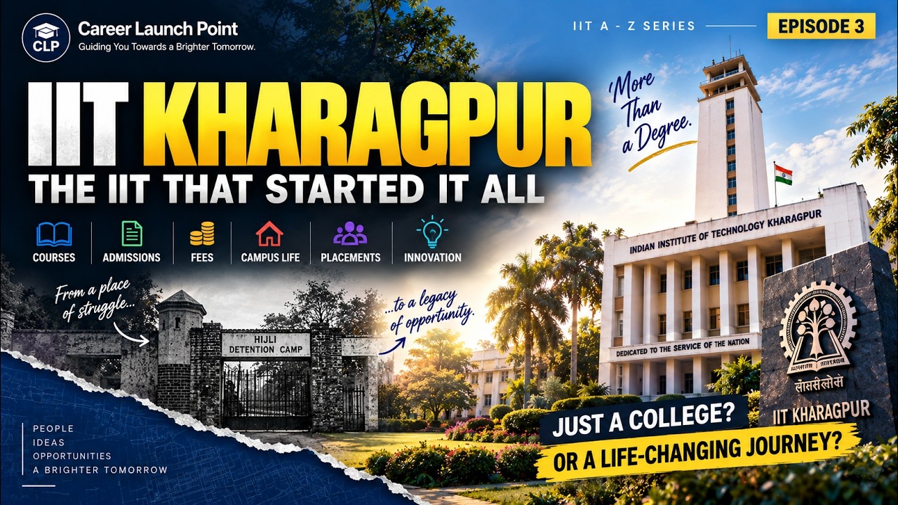 IIT Kharagpur A&ndash;Z 🚀 The IIT That Started It All | Courses, Cutoffs, Fees, Placements & Life at KGP