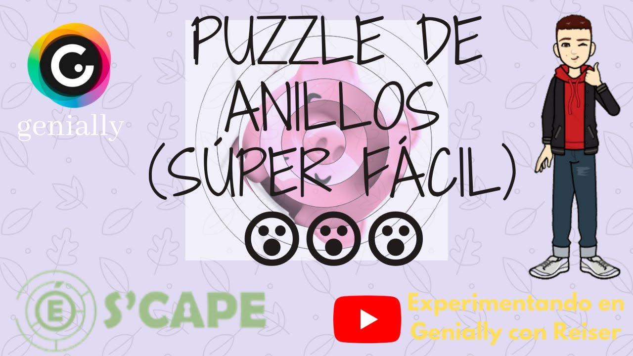 ¿¿¿Como hacer un PUZZLE de ANILLAS??? 🤩🤩🤩26 → En genially