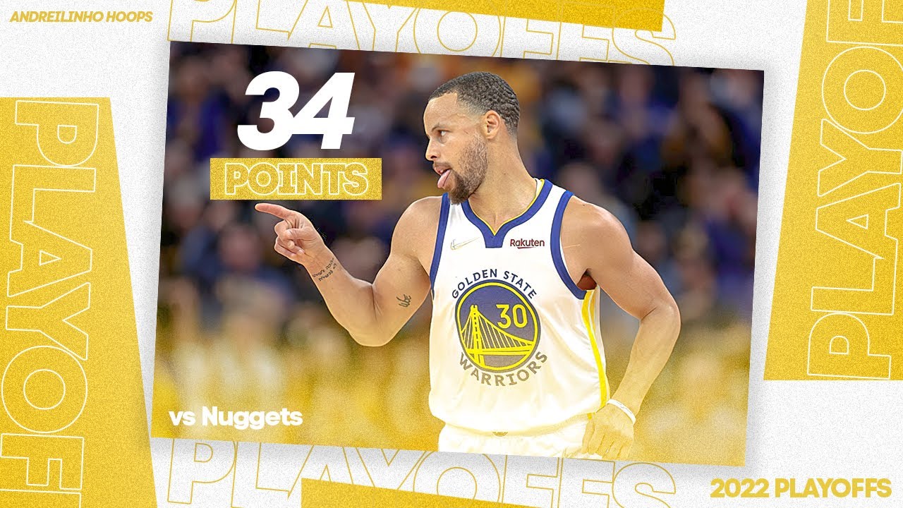 Stephen Curry 34 POINTS vs Nuggets! ● WC R1G2 ● Full Highlights ● 18.04.22 ● 1080P 60 FPS