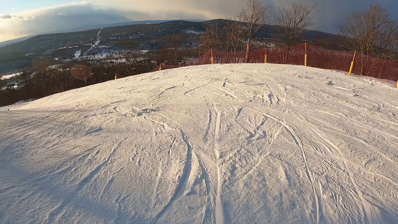 Mountain Creek Ski Down Granite Peak Top to Bottom