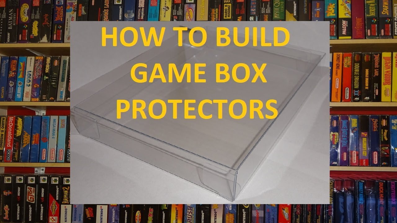How to build a plastic game protective case/ box properly