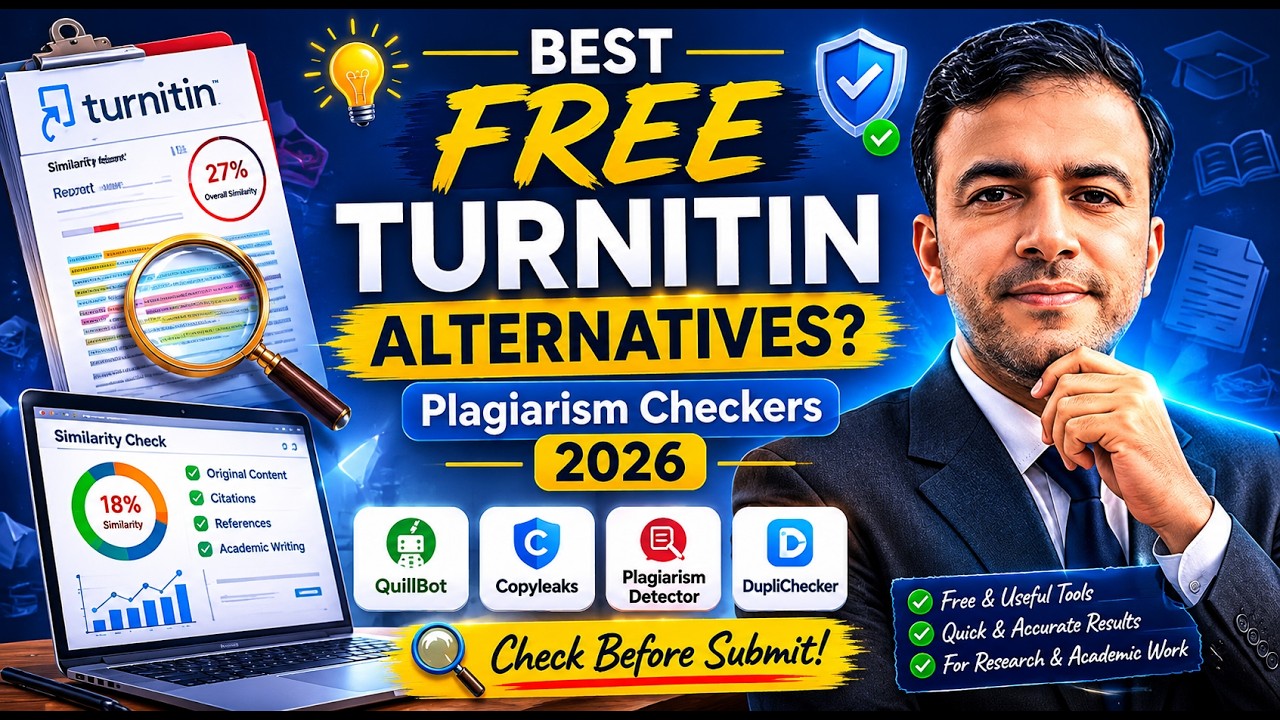 Best FREE Turnitin Alternatives | Plagiarism Checker Tools (2026)