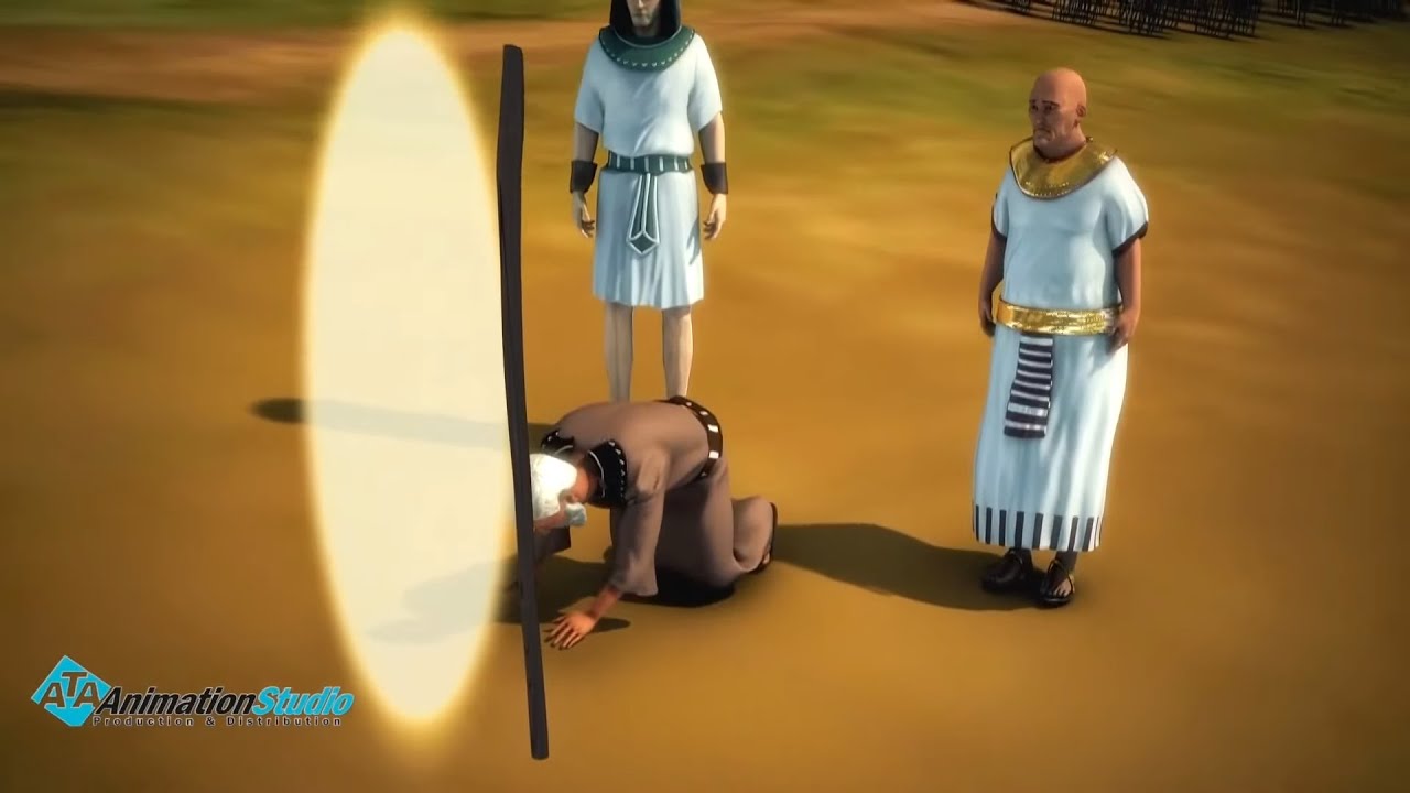 معجزة سيدنا موسي عندما غضب على فرعون وقومه وتحولت مياة النيل الى دم 😳