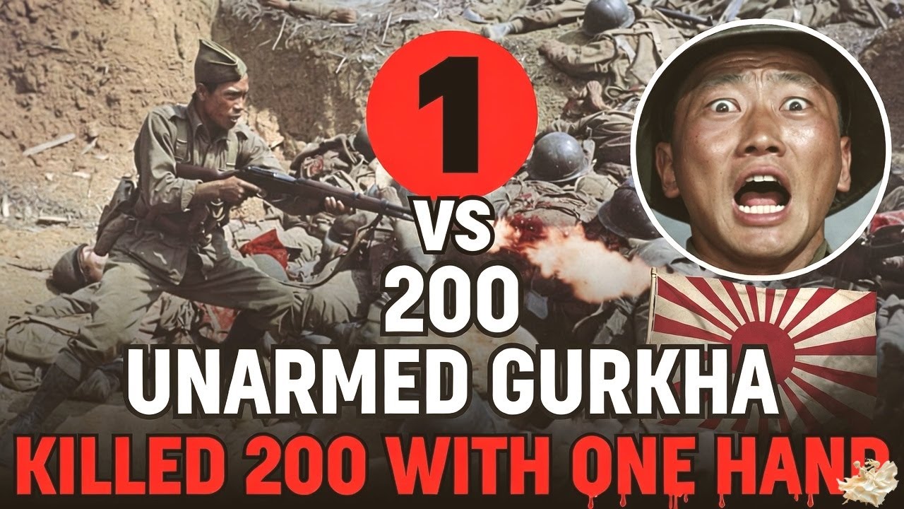 One-Handed Gurkha Fought Off 200 Japanese Soldiers – Killed Dozens with ONE Hand After Grenade Blast