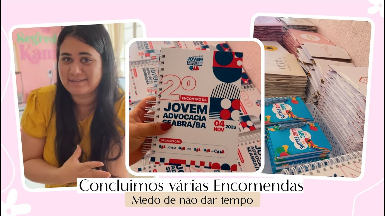 Produzindo Convites Cartonado e Encadernação - Nossa rotina Finalizando o Ano