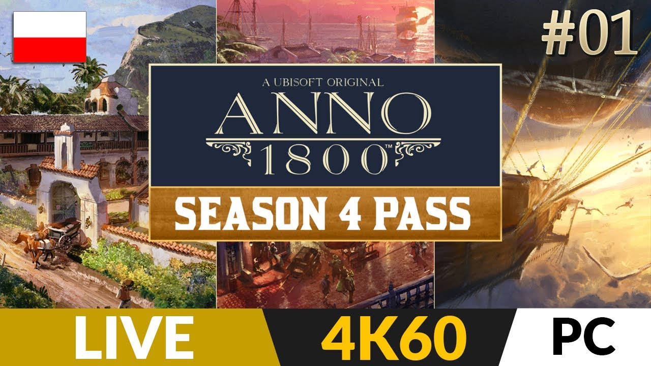 Anno 1800 PL: Ziarna Zmiany (DLC) ⛵️ LIVE #1 🌏 Dobry pomysł na nowe DLC!