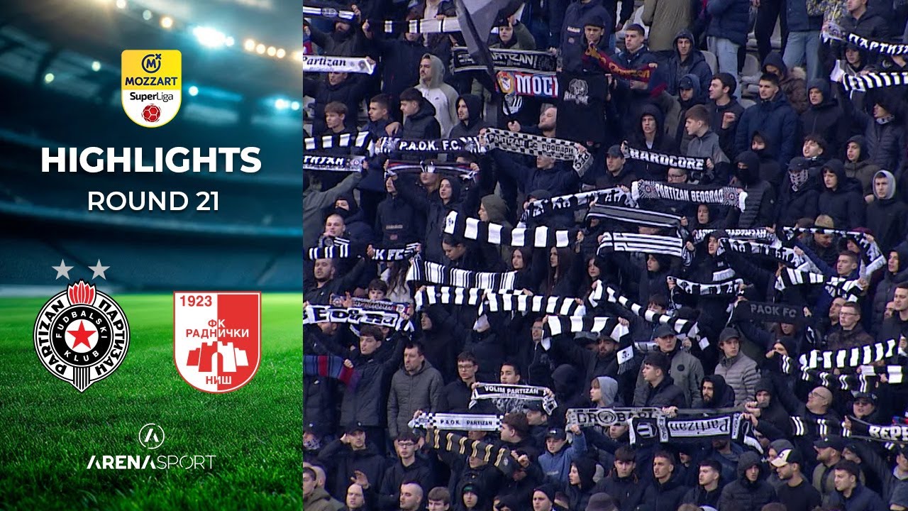 Partizan - Radnički Niš 0:0 | MOZZART BET SUPERLIGA SRBIJE (21. kolo) | 31. januar 2026.