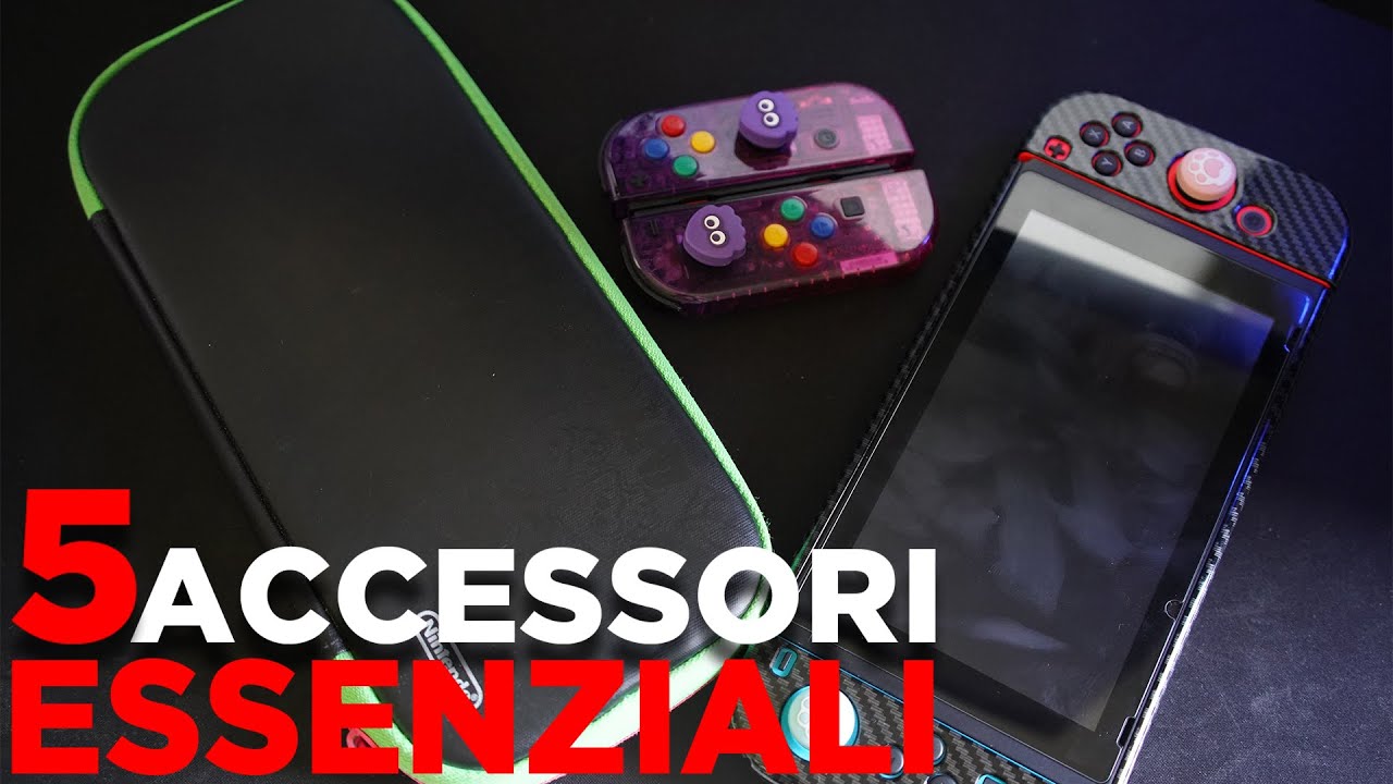 5 Accessori ESSENZIALI per OGNI Nintendo Switch