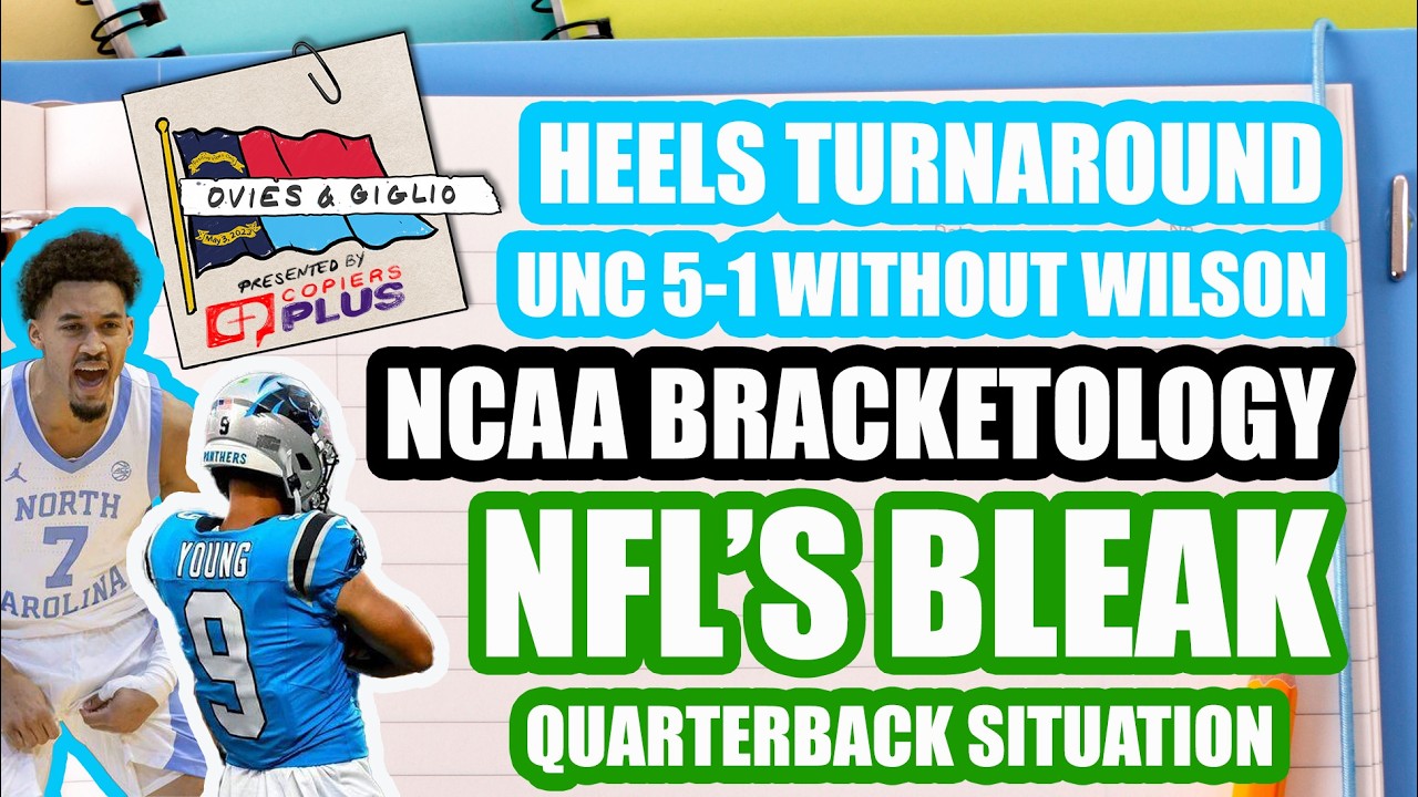 UNC 5-1 without Caleb Wilson, now focused on Duke sweep | NFL's bleak QB market | NCAA Bracketology