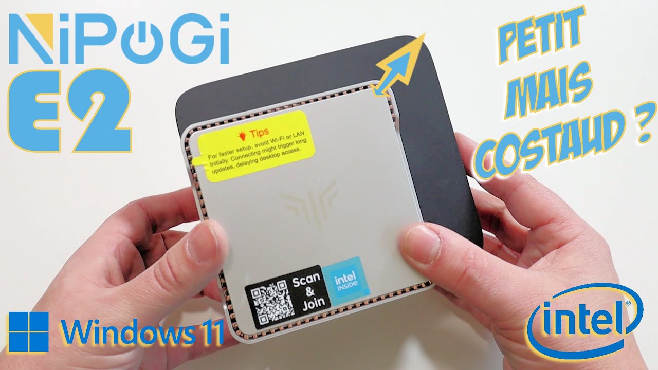 Nipogi E2 : le mini PC encore plus mini !