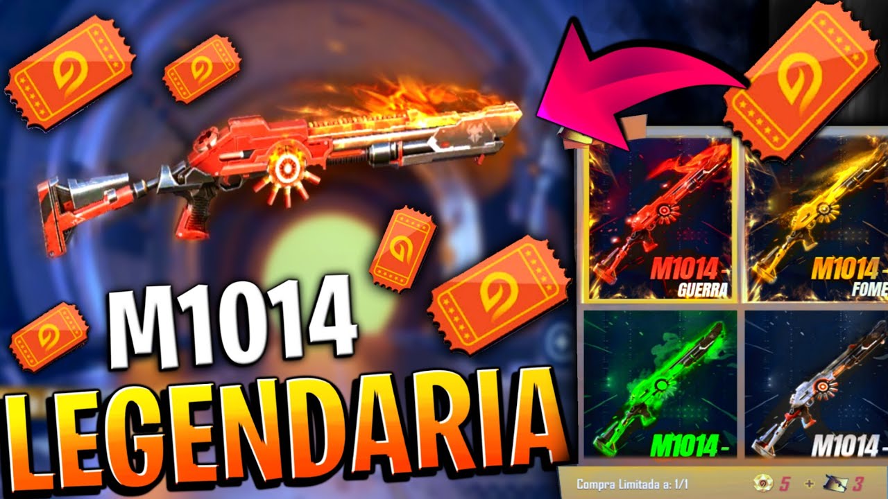 CONSIGO CON TICKETS NUEVA INCUBADORA M1014 LEGENDARIAS FREEFIRE 🤣