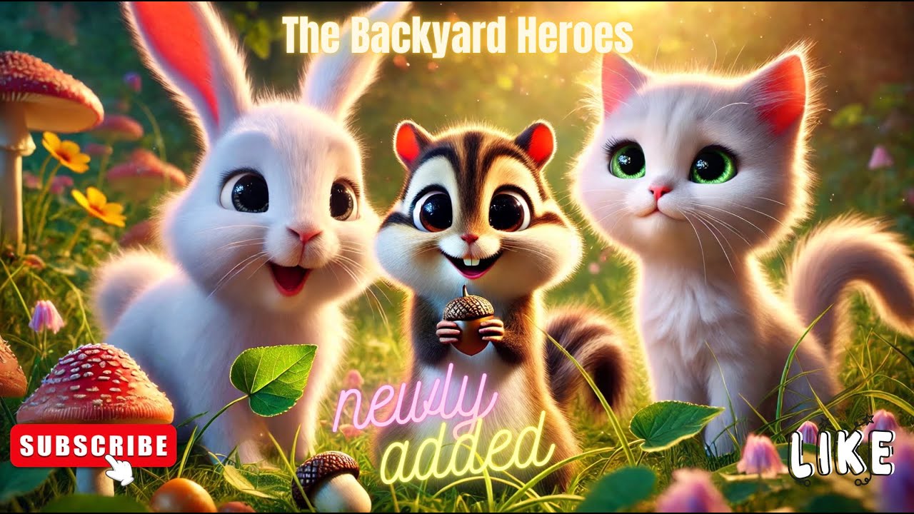 | English Story for Kids |  The Backyard Heroes &ndash; A Heartwarming Adventure and the Song