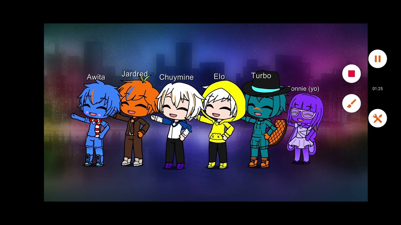 Imperfectas mlp gacha club 🩵🧡🤍💛💙💜