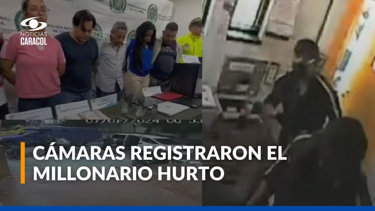 Así fue el operativo de la Policía para capturar a delincuentes involucrados en robo del siglo