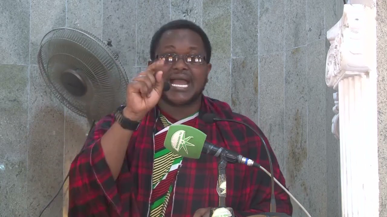 SHUHUDIA HII SHEIKH MMASAI AKITOA KHUTBA NZITO JUU YA MIMBAR YA MTUME MUHAMMAD HIVI SASA