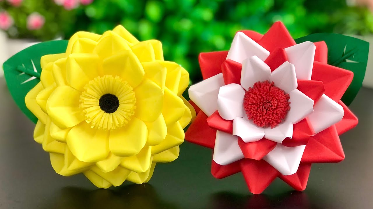 🌸NEW Paper Flower 🌸 Making Ideas/ Easy Crafts/ Home Decor/ Paper Crafts For School