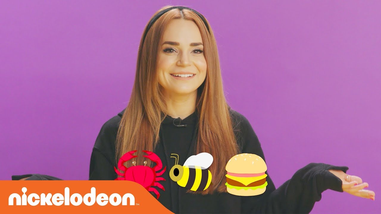 Guess That Emoji 🦀🐝 🍔 Challenge w/ Rosanna Pansino, Jordyn Jones & More! | VidCon 2018 | Nick