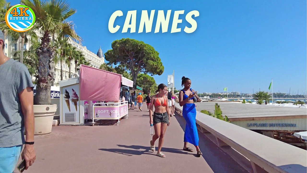 4k Walk On The Cannes Croisette | September 2023 Adventure