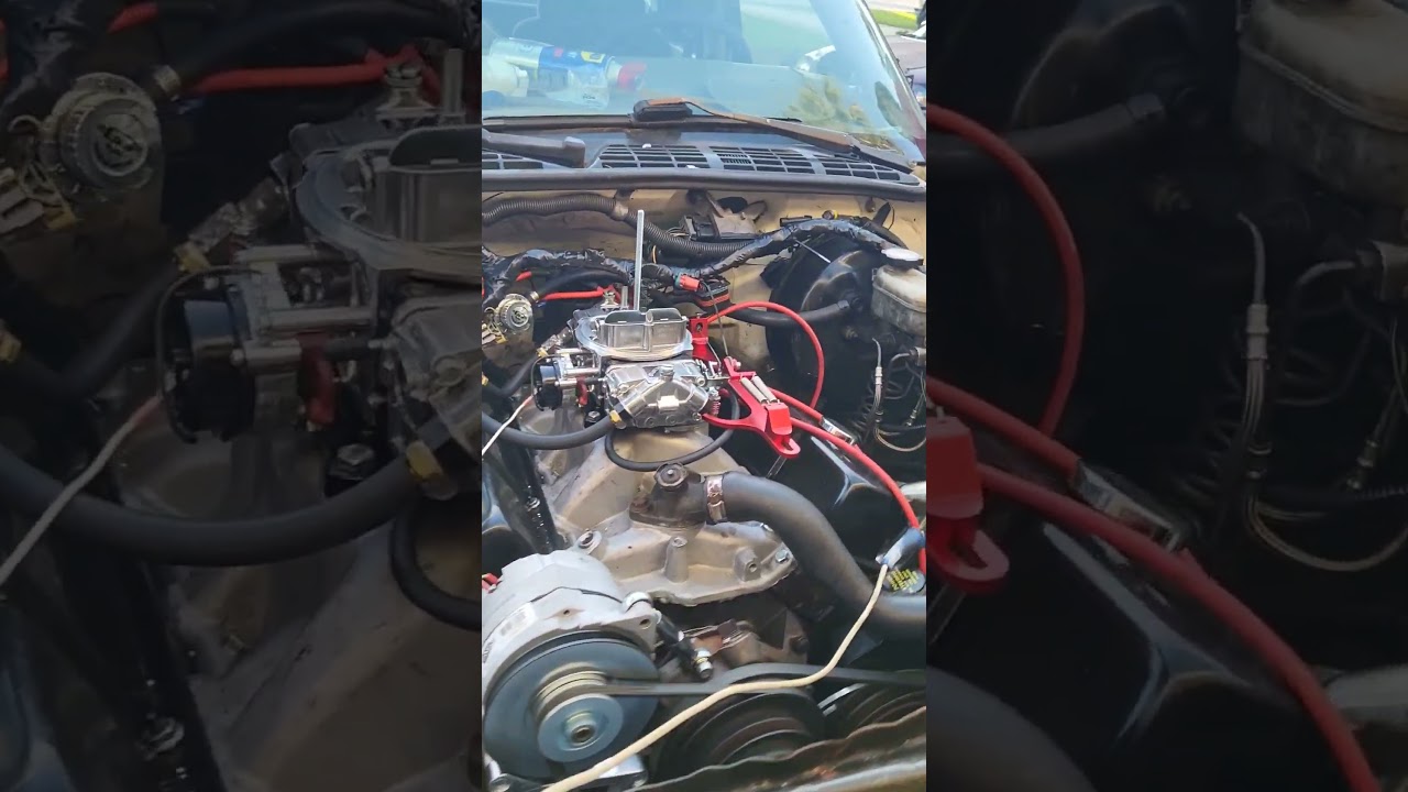 Chevy 305 chop in the s10!!!
