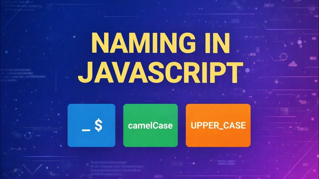 Variable Naming Rules Explained in Hindi | JS for Beginners