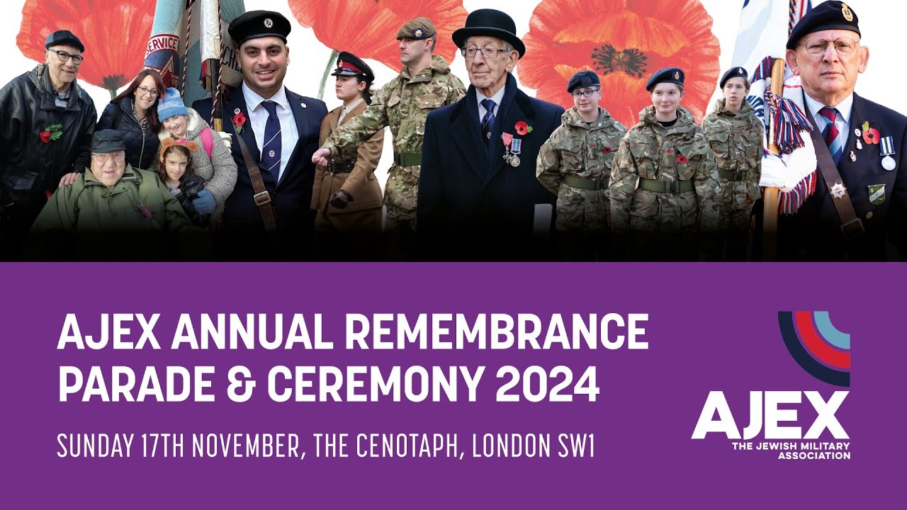 AJEX 2024 Remembrance Parade and Ceremony
